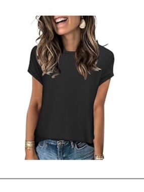 Classic Black Short Sleeve Women’s Tee